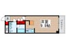 ダイワティアラ津田沼Ⅱ 1Rの間取り