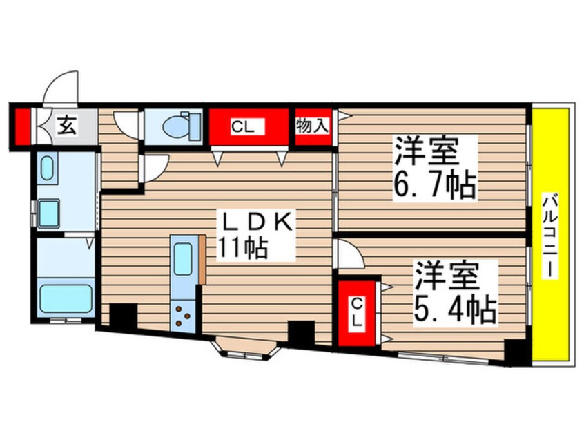 間取図 ドエル・シャンビエン