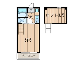 間取図 モンステラみのわ