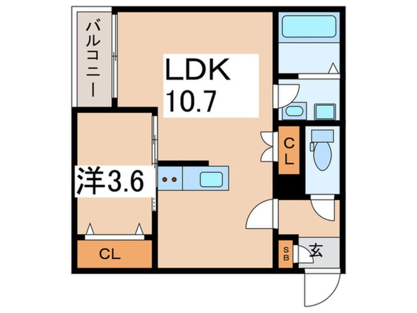 間取図 仮）綾瀬市上土棚中Z-MAISON