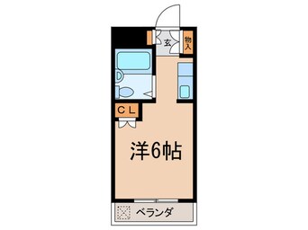 間取図 ロ－タリ－都立大第４（1F）