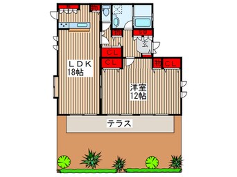 間取図 フォレストリバーサイド