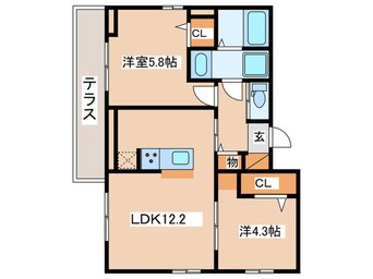 間取図 仮)エリオント町田中町