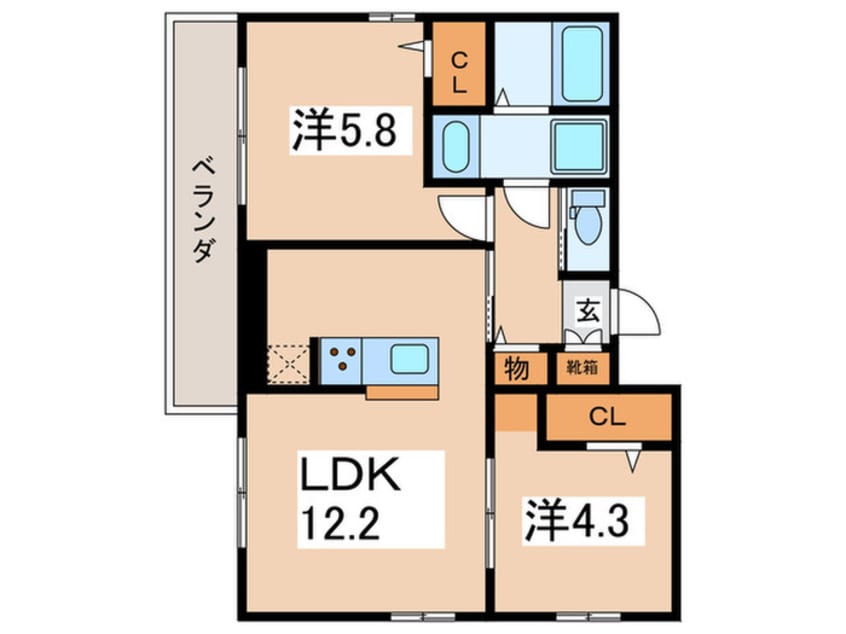 間取図 エリオント町田中町