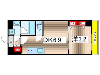 間取図 アーバネックス森下Ⅱ