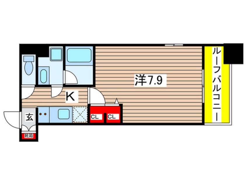 間取図 アーバネックス森下Ⅱ