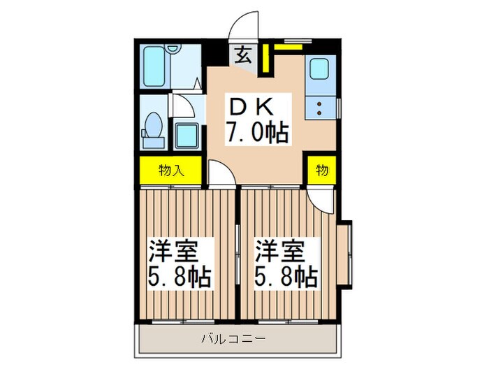 間取り図 三陽マンション