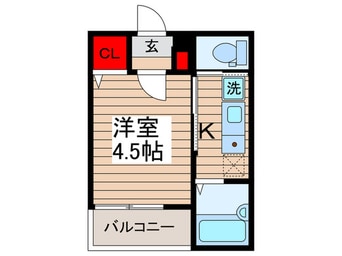 間取図 メルディア柴又Ｂ