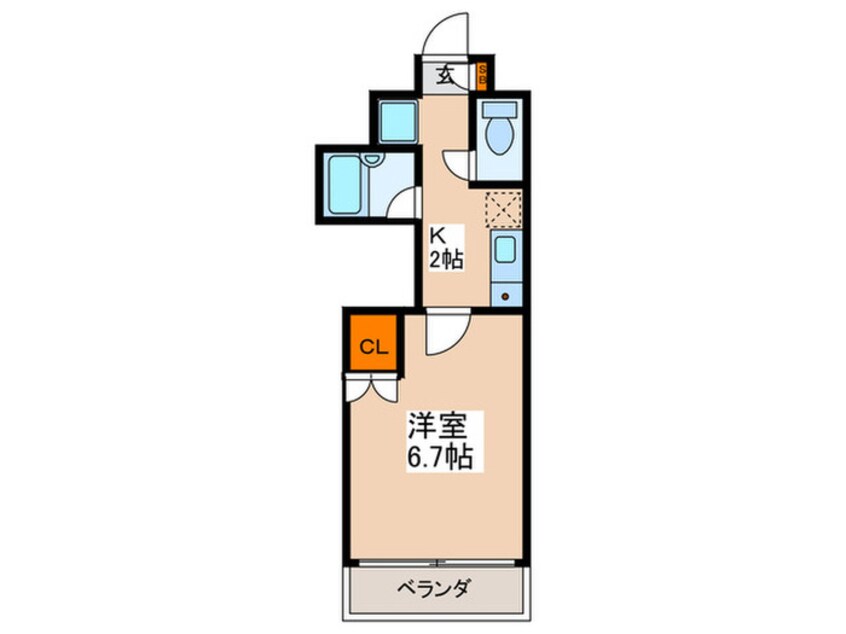 間取図 フル－レ下北沢