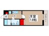R　FIELDS　MATSUDOⅡ 1Kの間取り