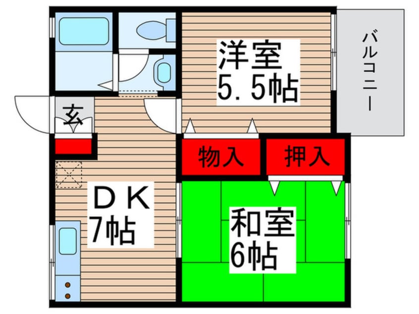 間取図 コーポラス