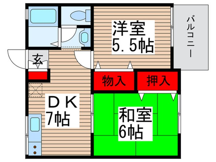 間取り図 コーポラス