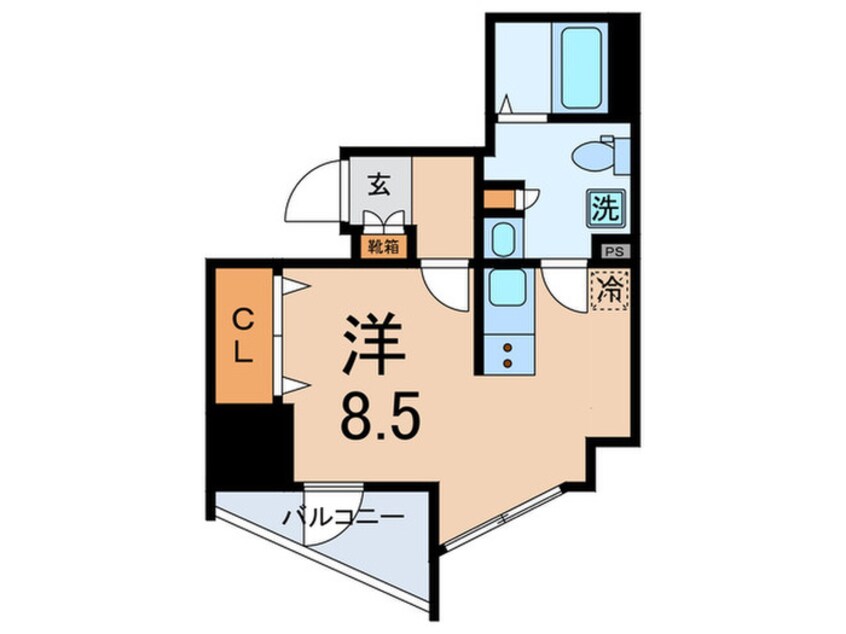 間取図 ガリシア大塚駅前（803）