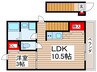 TOSHOWest幕張 1LDKの間取り