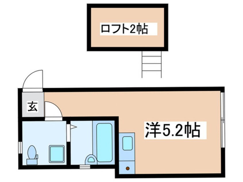 間取図 クローバー東長崎
