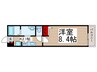 リブリ・新所沢 1Kの間取り
