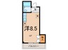 細川ビル 1Rの間取り