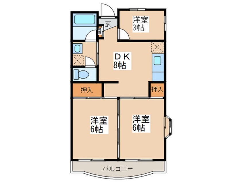 間取図 渋谷ヴィラⅠ