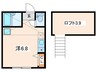 仮）緑区橋本１丁目新築計画 1Rの間取り