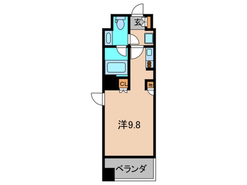間取図 コンフォリア大山