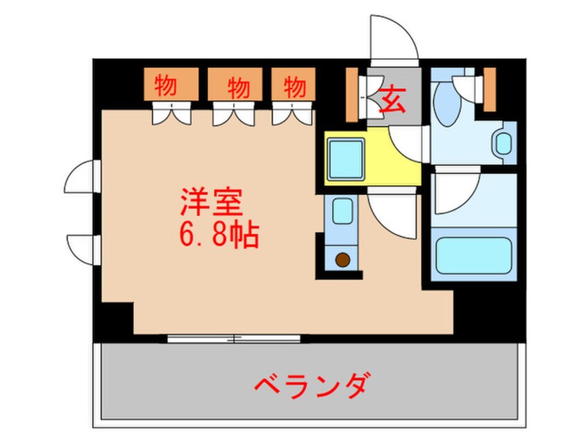 間取図 コンフォリア大山