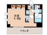 コンフォリア大山 1Rの間取り