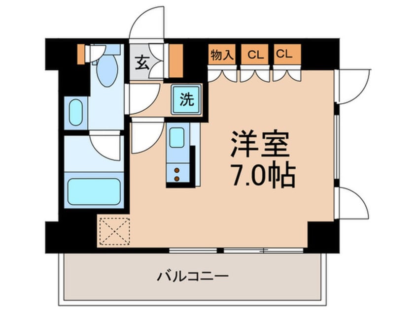 間取図 コンフォリア大山