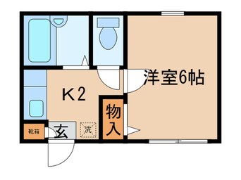 間取図 アスターハイツC