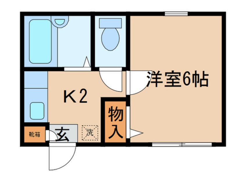 間取図 アスターハイツC