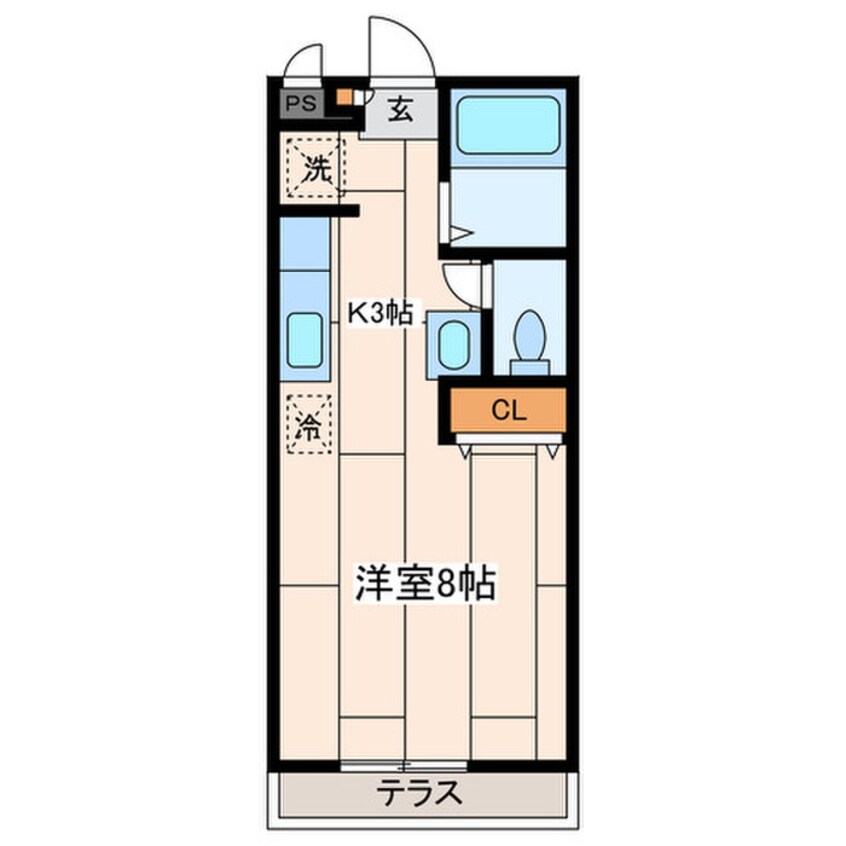 間取図 セラヴィ ドゥ ミル