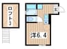 プライムテラス南林間Ⅲ 1Rの間取り