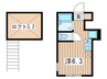 プライムテラス南林間Ⅲ 1Rの間取り