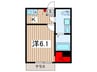 Ｈａｒｅ　Ｔｅｒｒａｃｅ 1Kの間取り