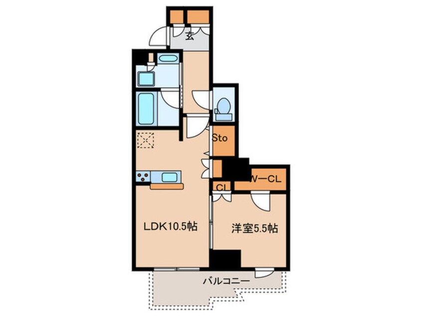 間取図 クロスレジデンス高田馬場