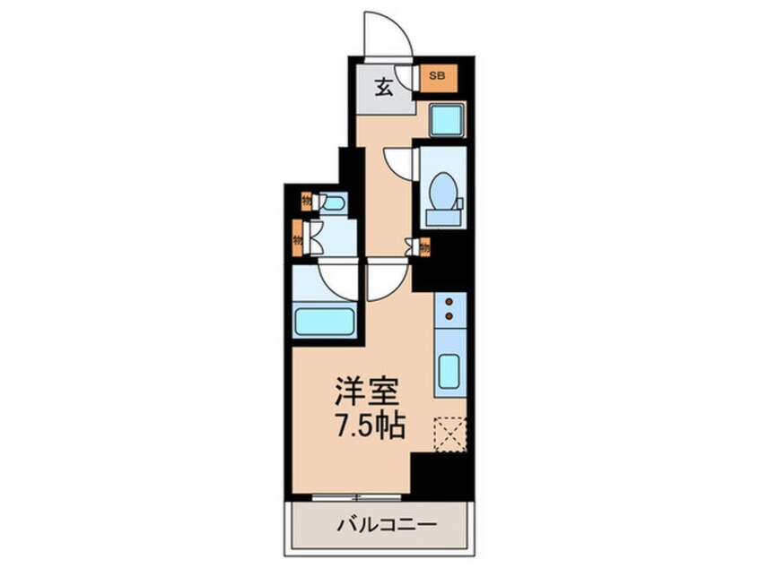 間取図 クロスレジデンス高田馬場