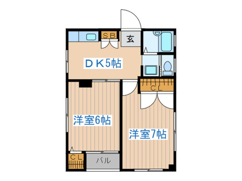 間取図 エトワ－ル新中野