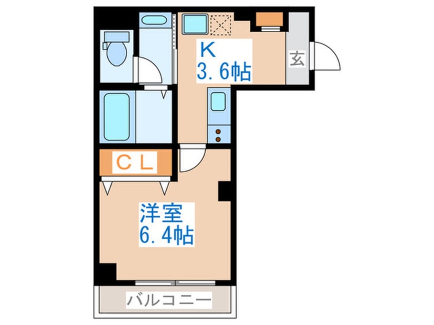 間取図 サニークレスト東中野
