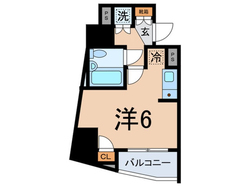 間取図 スカイコート大塚（505）