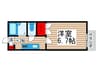 コージーハウス２２８Ｄ 1Kの間取り