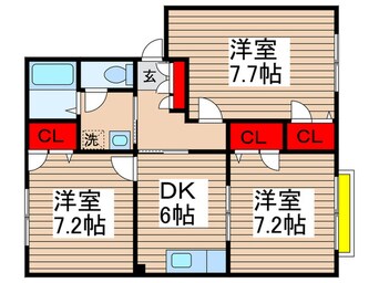 間取図 メイプル佐倉