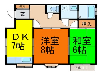 間取図 メゾン浜野