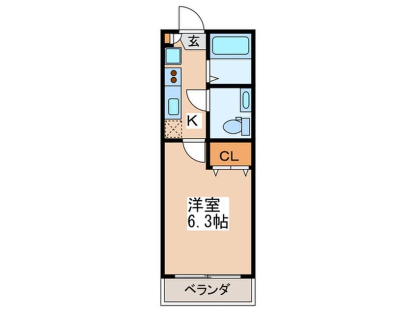 間取図 メゾンフラワー富士見ヶ丘