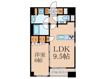 間取図 アークス鷺ノ宮（１０２）