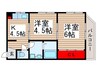パルハイツ 2Kの間取り
