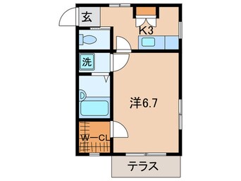 間取図 ケーズ日吉