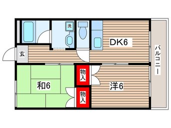 間取図 コーポ堀一