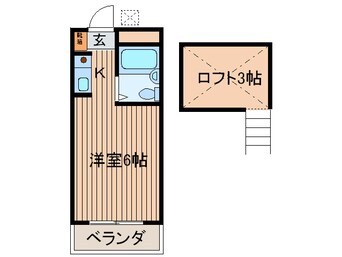 間取図 あっぷるはうすルルドⅠ