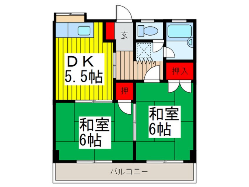 間取図 坂井マンション２