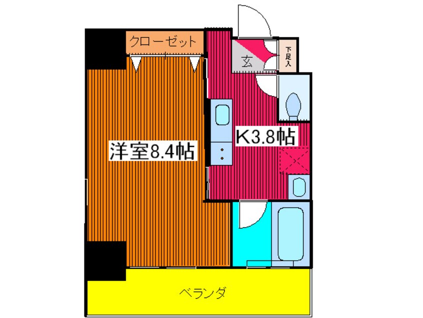 間取図 リ－フコンフォ－ト赤羽
