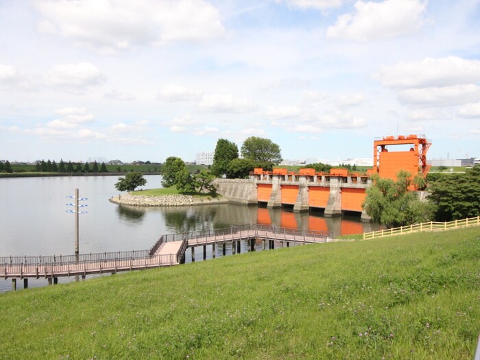 岩淵河川敷(公園)まで857m リ－フコンフォ－ト赤羽